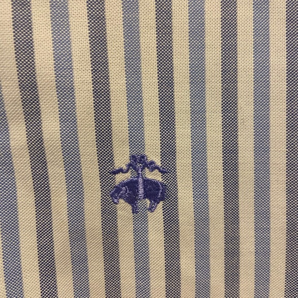 XL Brooks Brothers dress shirt. Pin stripes. Minor imperfections - Picture 2 of 6